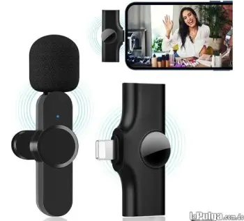 Microfono inalambrico wireless f1 para iphone y ipad