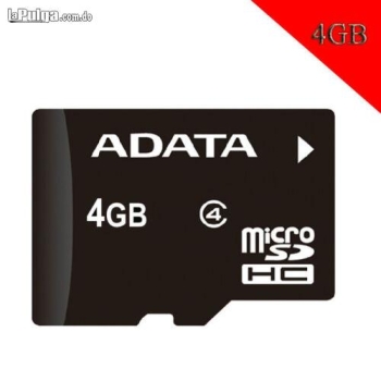 Memoria micro sd de 4 gb con adaptador