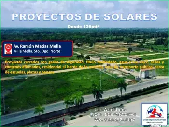 Se venden solares con su titulo y financiamiento disponible