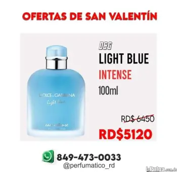 Dolce  gabbana light blue intense