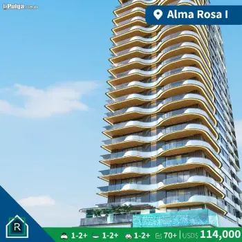 Venta de hermosos apartamentos en proyecto ubicado en alma rosa i