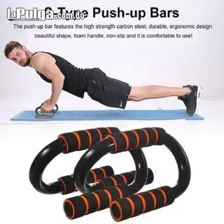 Pechadas push up barra gym en casa flexiones