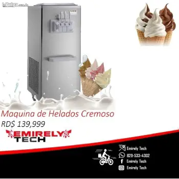 Maquina de helados soft helados de conos varquillas cremoso