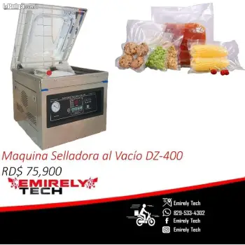 Maquina selladora de fundas al vacio dz-400 envasar bolsas al vacio