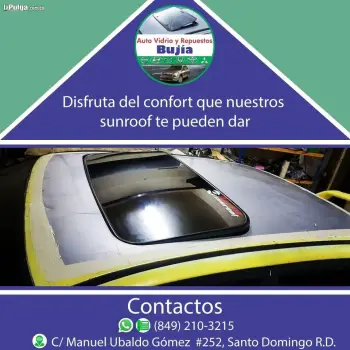 Venta de sunroof y reparacion