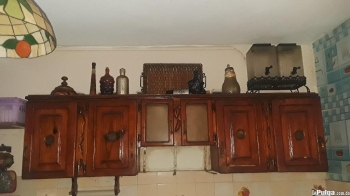 gabinete para cocina 6 puertas de pino tratado en perfectas condició