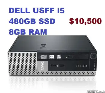 Cpu dell optiplex sff i5 3.7ghz x 4 ssd 480gb 8gb ram 10500