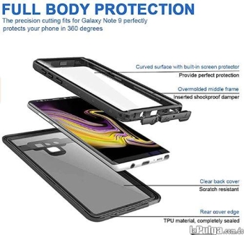 Cover impermeable para samsung galaxy note 9