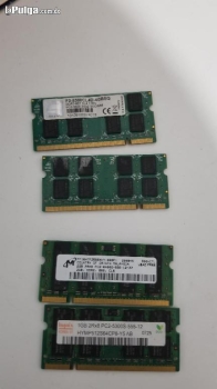 Lote memorias ram laptop ddr2