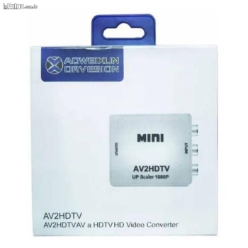 Convertidor adaptador av rca para hdmi full hd 1080p conversor