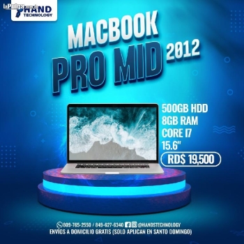 Laptop macbook pro 2012 15” mid 2012 i7