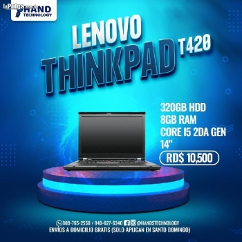 Laptop lenovo thinkpad t420 intel core i5 2da gen. 6gb ram  320gb hdd