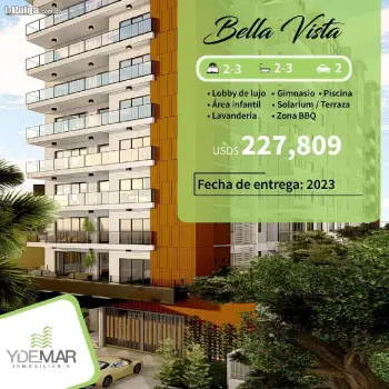 Venta de grandiosos apartamentos en proyecto ubicado en bella vista