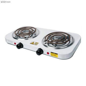 Estufa electrica de mesa doble quemador marca hot plates