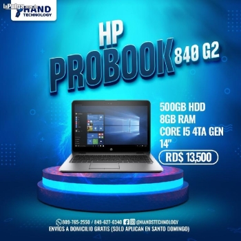 Laptop hp elitebook 840 g3  intel core i7 6ta gen. 128 ssd 8gb ram 14