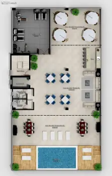 Apartamento en sector dn - gazcue 1 habitaciones 1 parqueos