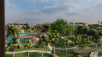 Exclusivo proyecto de apartamentos 1 nivel con piscina en punta cana