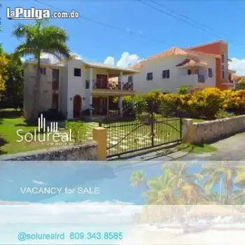 Villas bávaro en alquiler dentro de complejo y playa