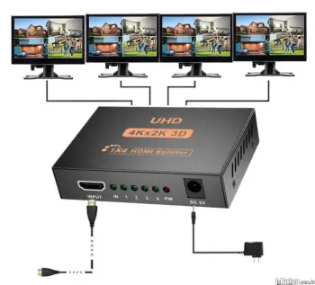 Adaptador splitter 1x4 hdmi