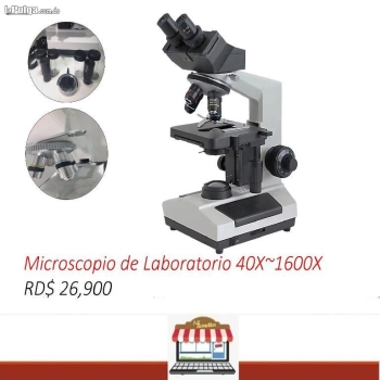 Microscopio biologico profesional para laboratorio 40x1600x microscop