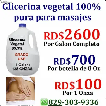 Glicerina pura vegetal glicerol  para la piel el cabello