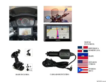 Gps motocicleta navegador garmin nuvi 42lm mapa rd haiti mot