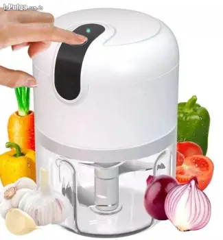 Mini trituradora de alimentos eléctrica portátil con 3 cuchillas