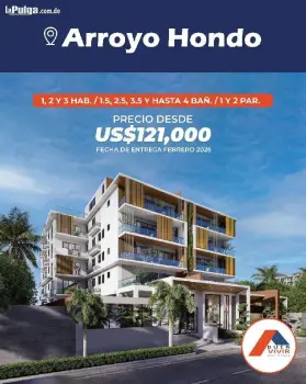 Apartamento en sector dn - altos de arroyo hondo