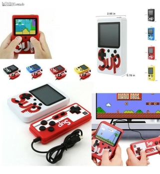 Mini consola con 400 juegos retros con control adicional