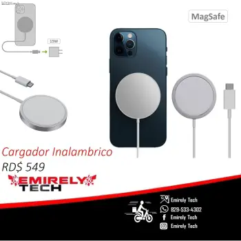 Cargador inalambrico iphone 12 cargador macnetico magsafe charger