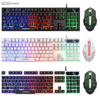 Combo de teclado y mause gamer