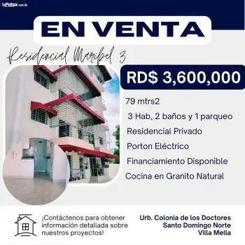 Apartamento totalmente nuevo  3 habitaciones 1 parqueos