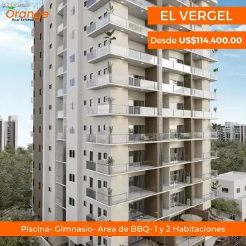 Apartamento en sector dn - el vergel 1 habitaciones 1 parqueos