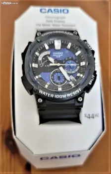 Reloj casio nuevo y autentico análogo y cronografo. resistente al agu