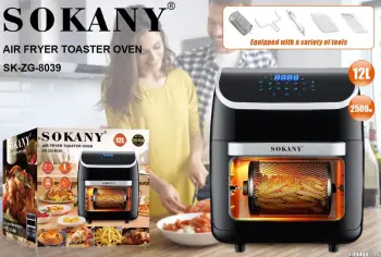 Freidora de aire digital tipo horno sokany sk-zg-8039