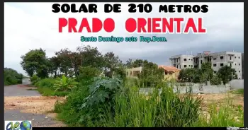 En venta solar de 210 mts prado orientalsde