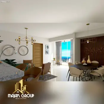 Apartamento en sector dn - la fe 3 habitaciones 2 parqueos