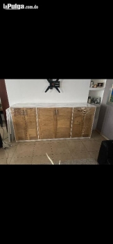 Mueble para tv en mdf y puertas de roble nunca usado