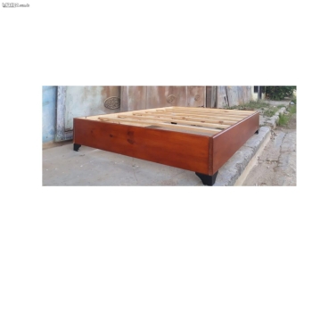 Base de cama en madera desarmable