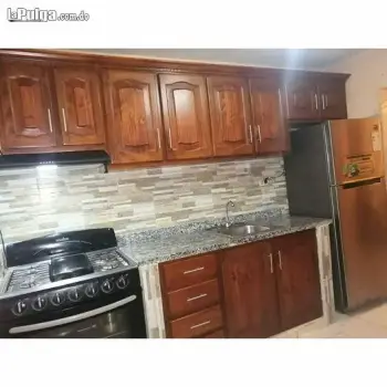 Hermosa cocina en madera