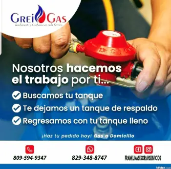 Gas propano a domicilio