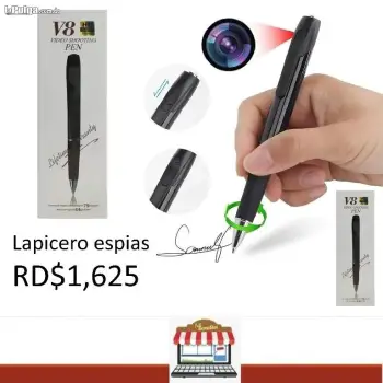 Lapicero espias con camara v8 full hd lapicero grabador v8 full hd