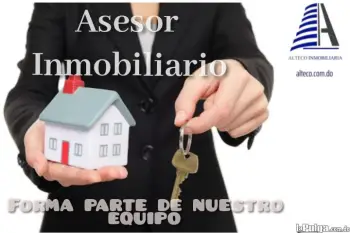 Solicitamos agentes inmobiliario.