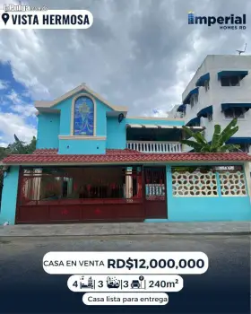 Casa de dos niveles en venta sector vista hermosa