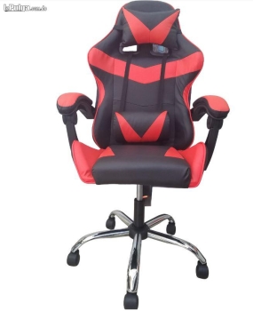 Silla ergonómica gaming para el ordenador con soporte lumbar y de cue