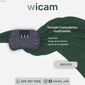 Teclado inalambrico multimedia