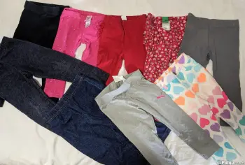 Oportunidad! vendo 9 leggins niñas 12 a 36 meses.