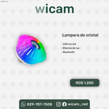 Lámpara de cristal