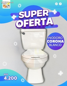 Inodoros corona super oferta