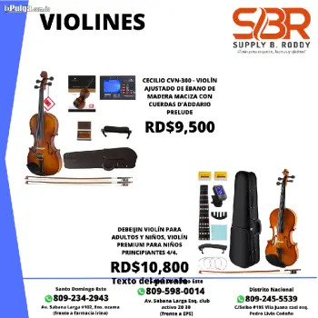 Violines cecilio y debeijin